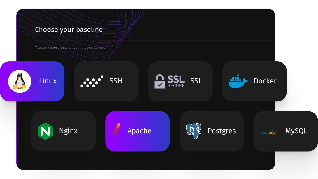 Serversec baseline picker